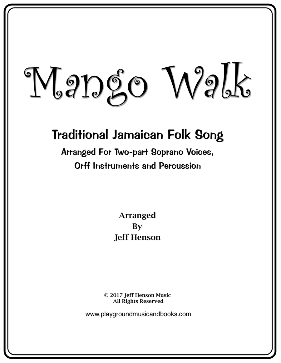 Mango Walk Choir scores gallery preview page 1