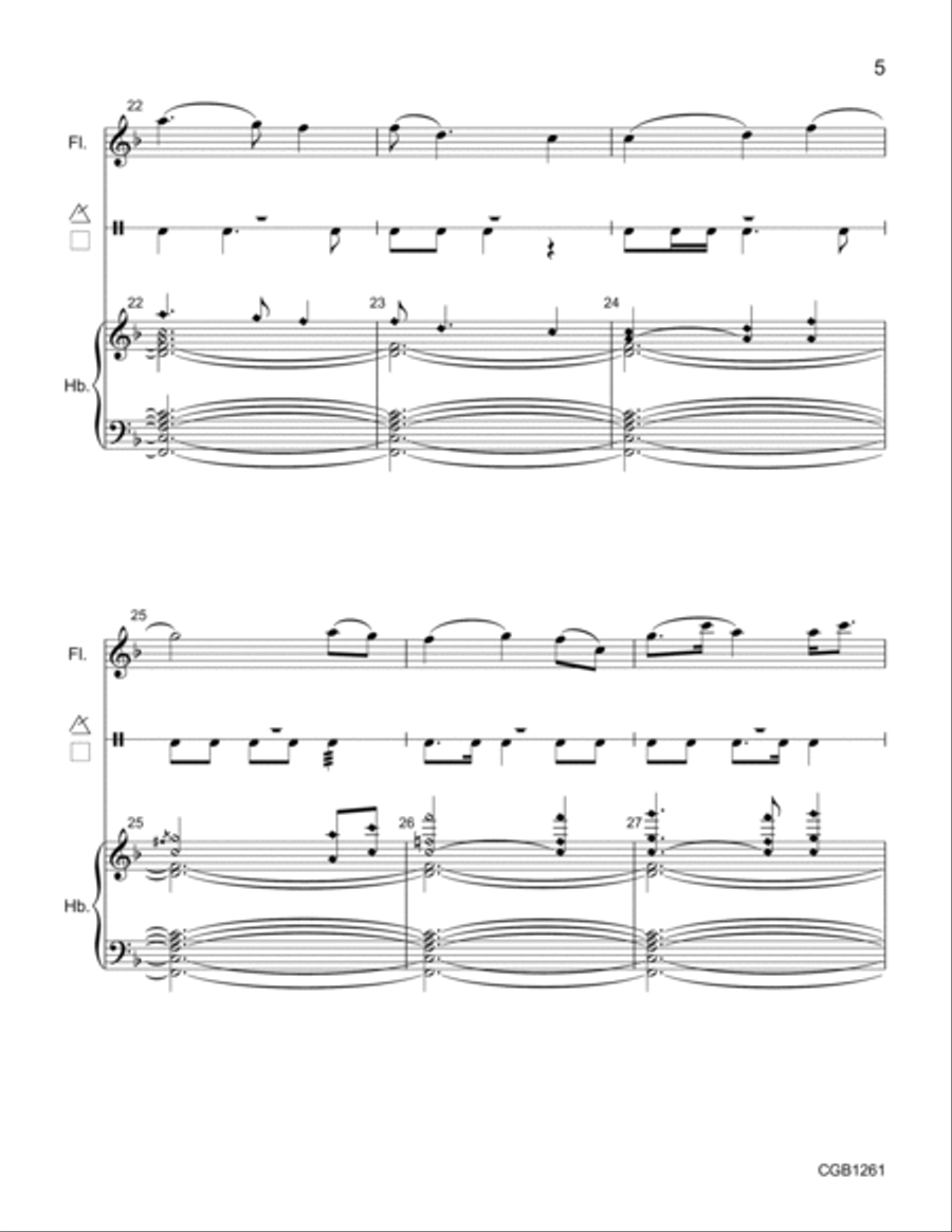 Scatter the Morning Light (Full Score) 5-Octaves scores gallery preview page 5