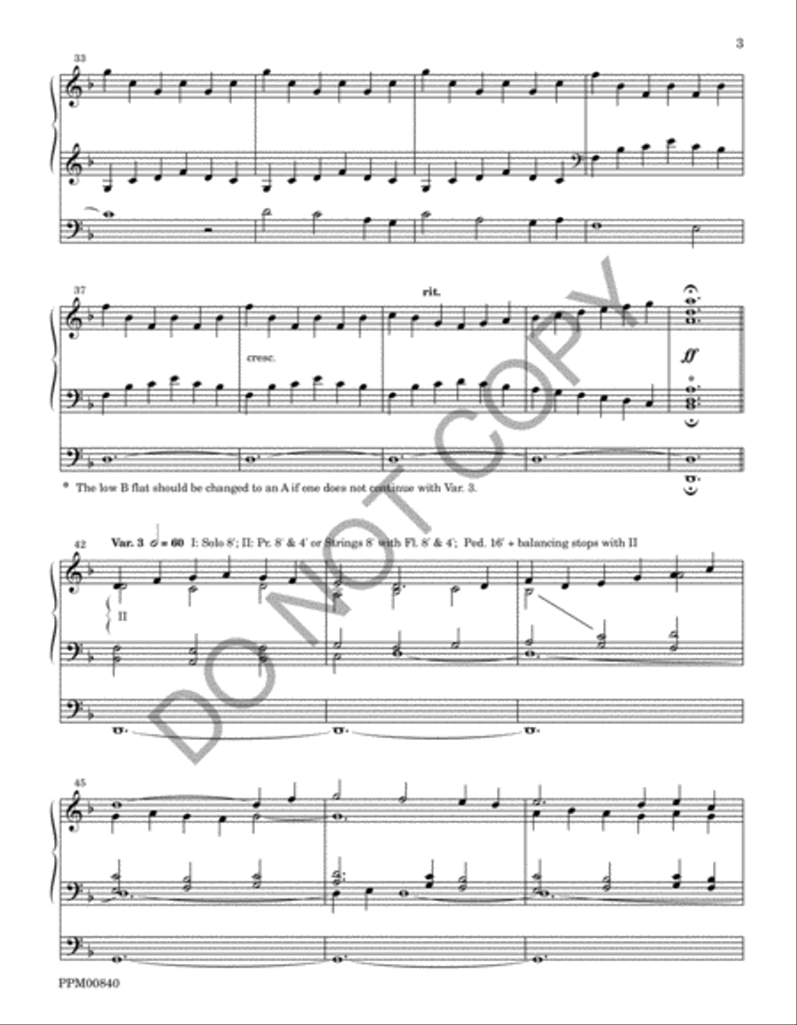 I Sing the Almighty Power of God: Organ Voluntaries on the Hymn Tunes of Ralph Vaughan Williams Volume III Organ scores gallery preview page 6