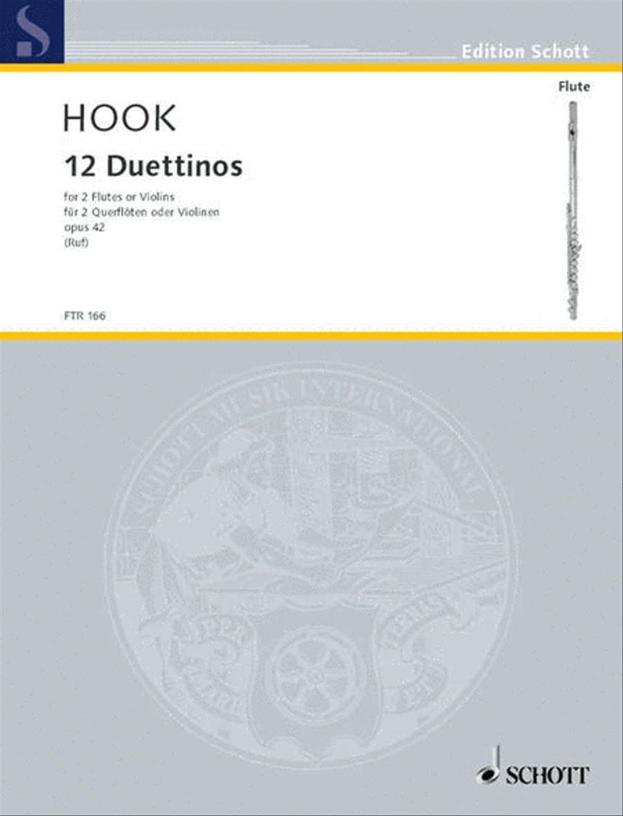Twelve Duettinos Flute scores gallery preview page 1