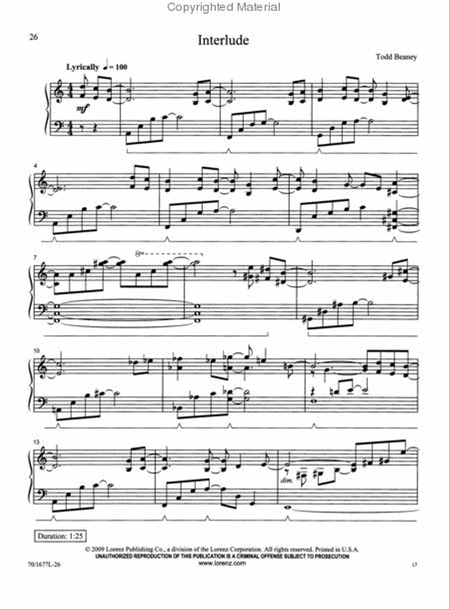 Walking in Grace Piano Solo scores gallery preview page 3