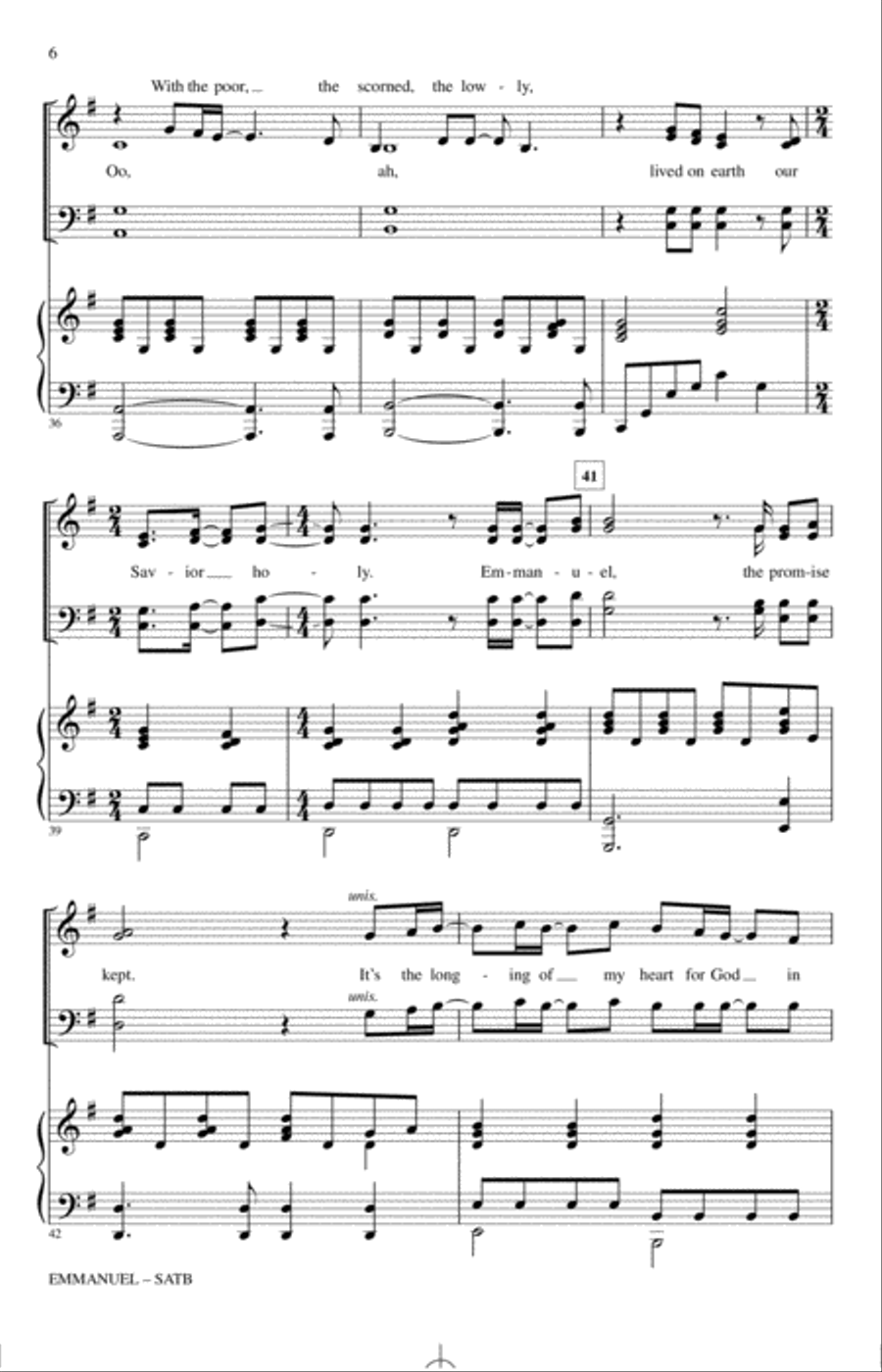 Emmanuel Emmanuel 4-Part scores gallery preview page 5