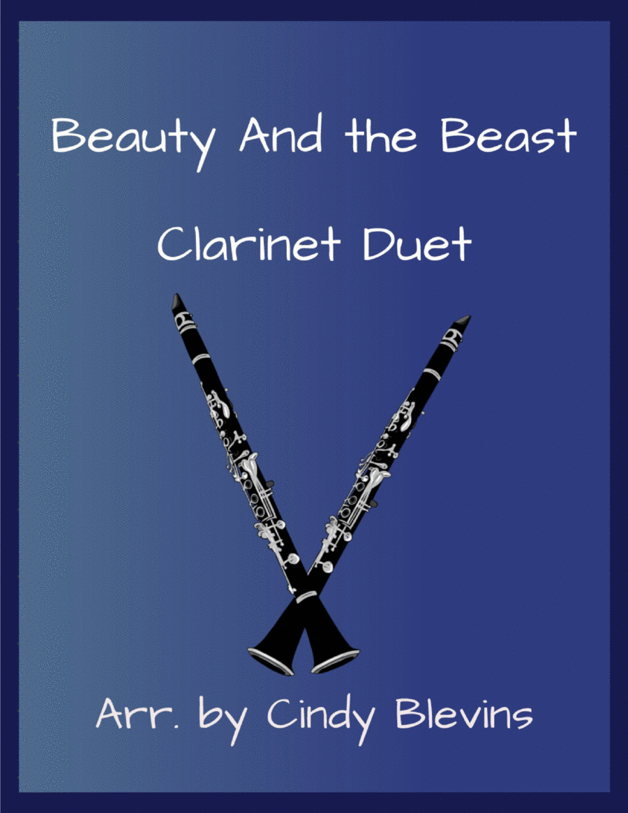Beauty And The Beast Clarinet Duet scores gallery preview page 1