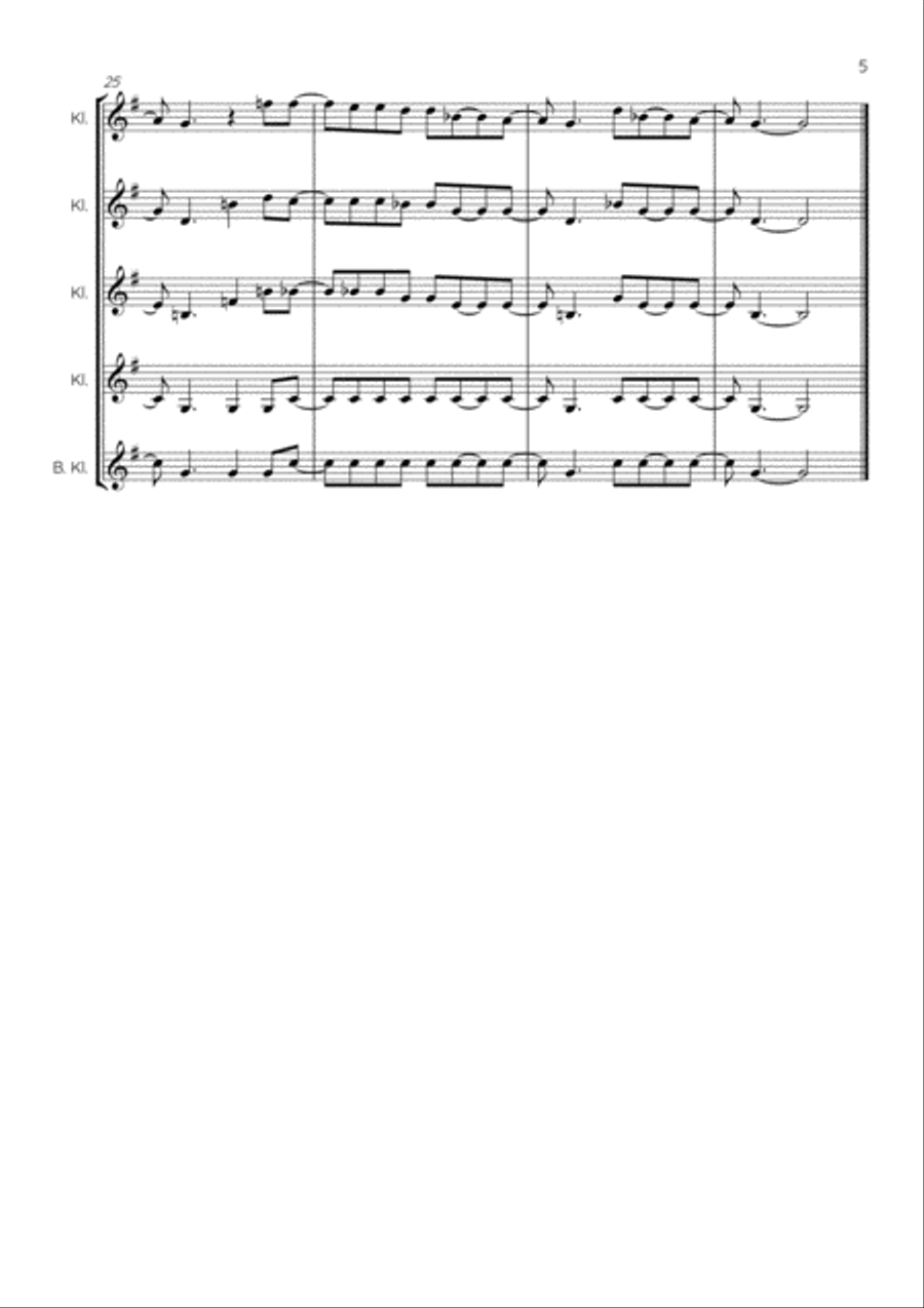 Get Back Woodwind Quartet scores gallery preview page 5