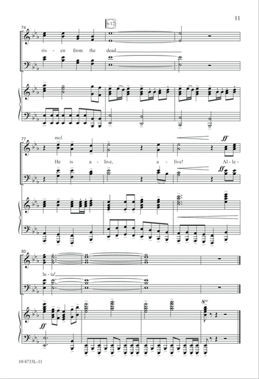 His Glories Now We Sing His Glories Now We Sing 4-Part scores gallery preview page 11