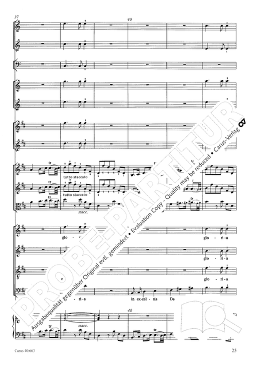 Mass in D minor (Missa in d) ATB scores gallery preview page 41