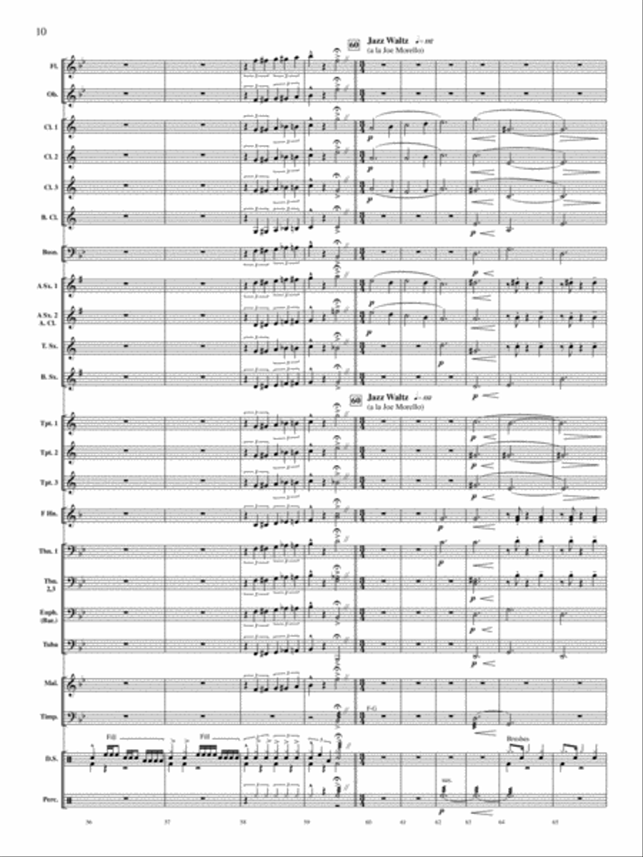 Concerto for Drum Set and Concert Band Concert Band scores gallery preview page 9