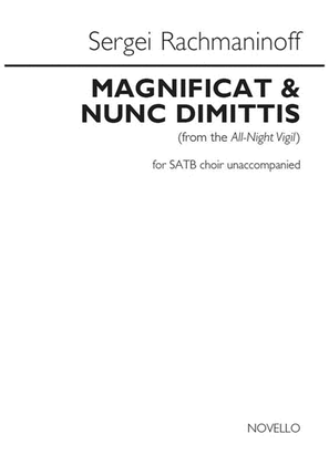 Book cover for Magnificat & Nunc Dimittis (from the All-Night Vigil)