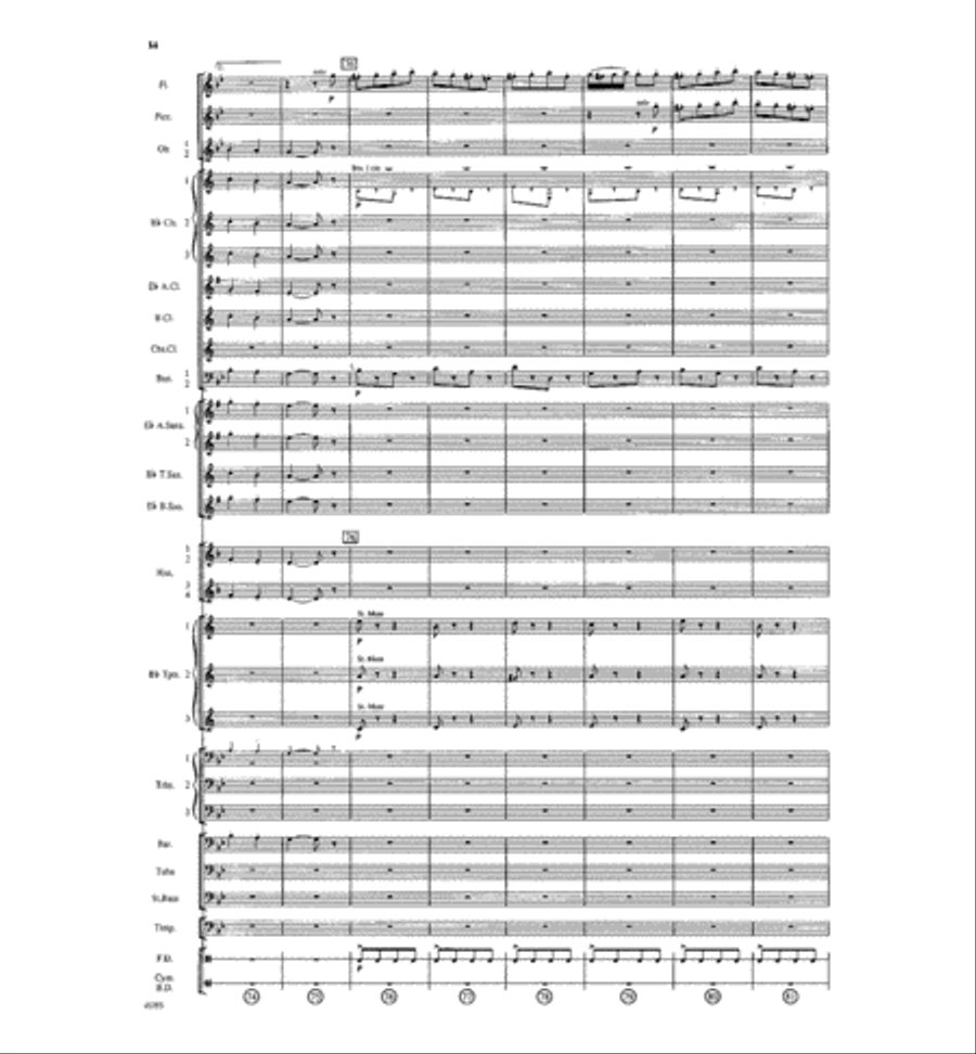 Farandole Concert Band scores gallery preview page 14