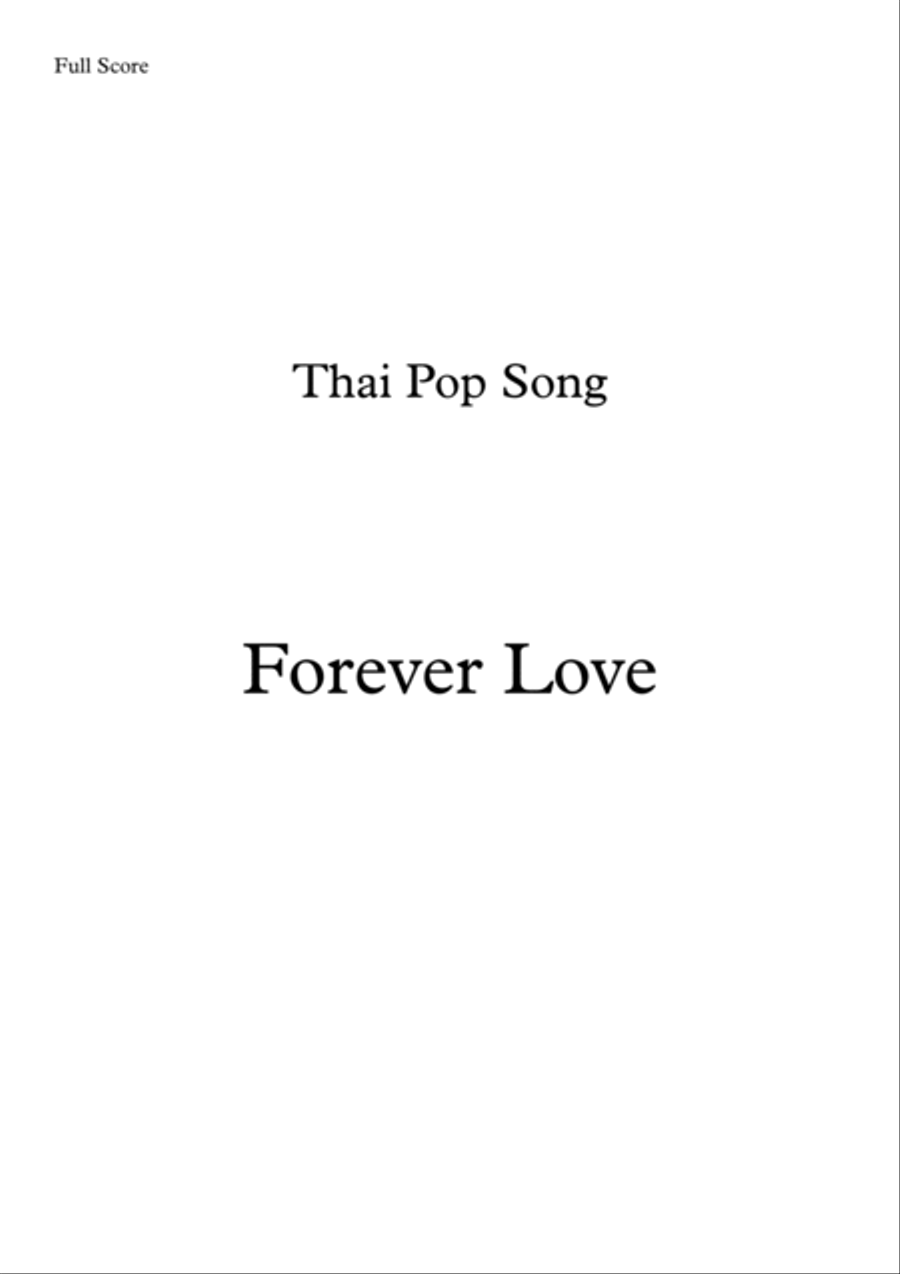 Forever Love Forever Love Woodwind Trio scores gallery preview page 1