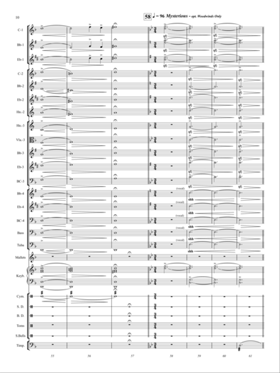 Fire Dance Concert Band scores gallery preview page 11