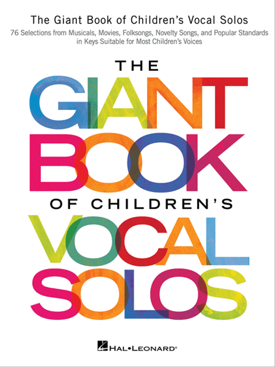 The Giant Book of Children's Vocal Solos Voice Solo scores gallery preview page 1