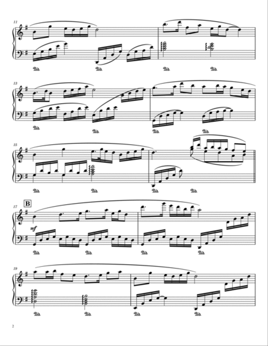 The Butterfly Lovers Piano Solo scores gallery preview page 2