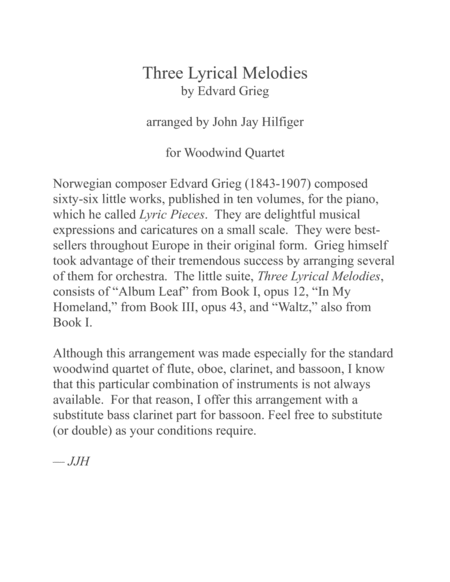 Three Lyrical Melodies image number null