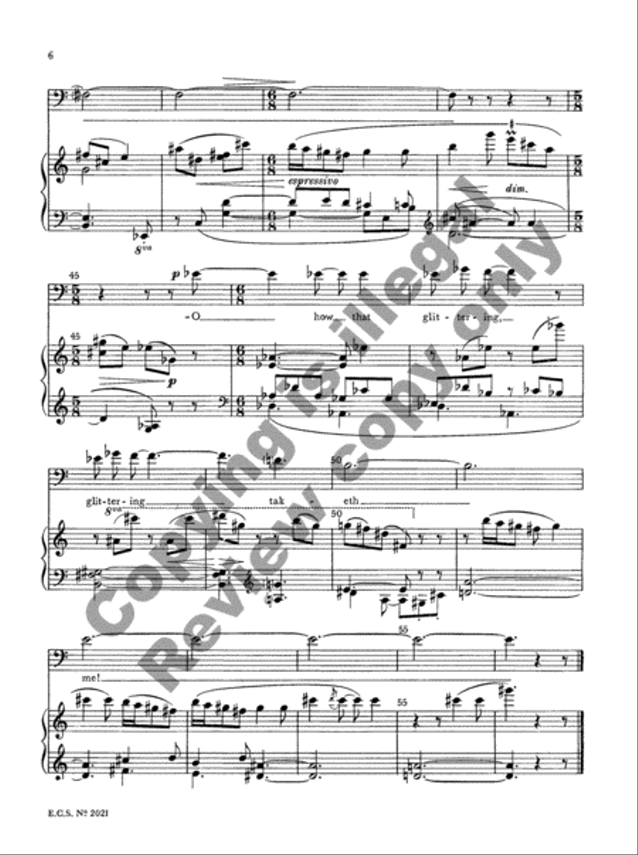 Upon Julia's Clothes Baritone Voice scores gallery preview page 4