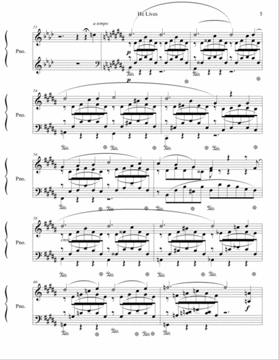 Liebestraum No. 3 Piano Solo scores gallery preview page 5