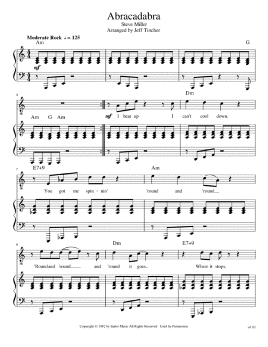 Abracadabra Voice scores gallery preview page 2