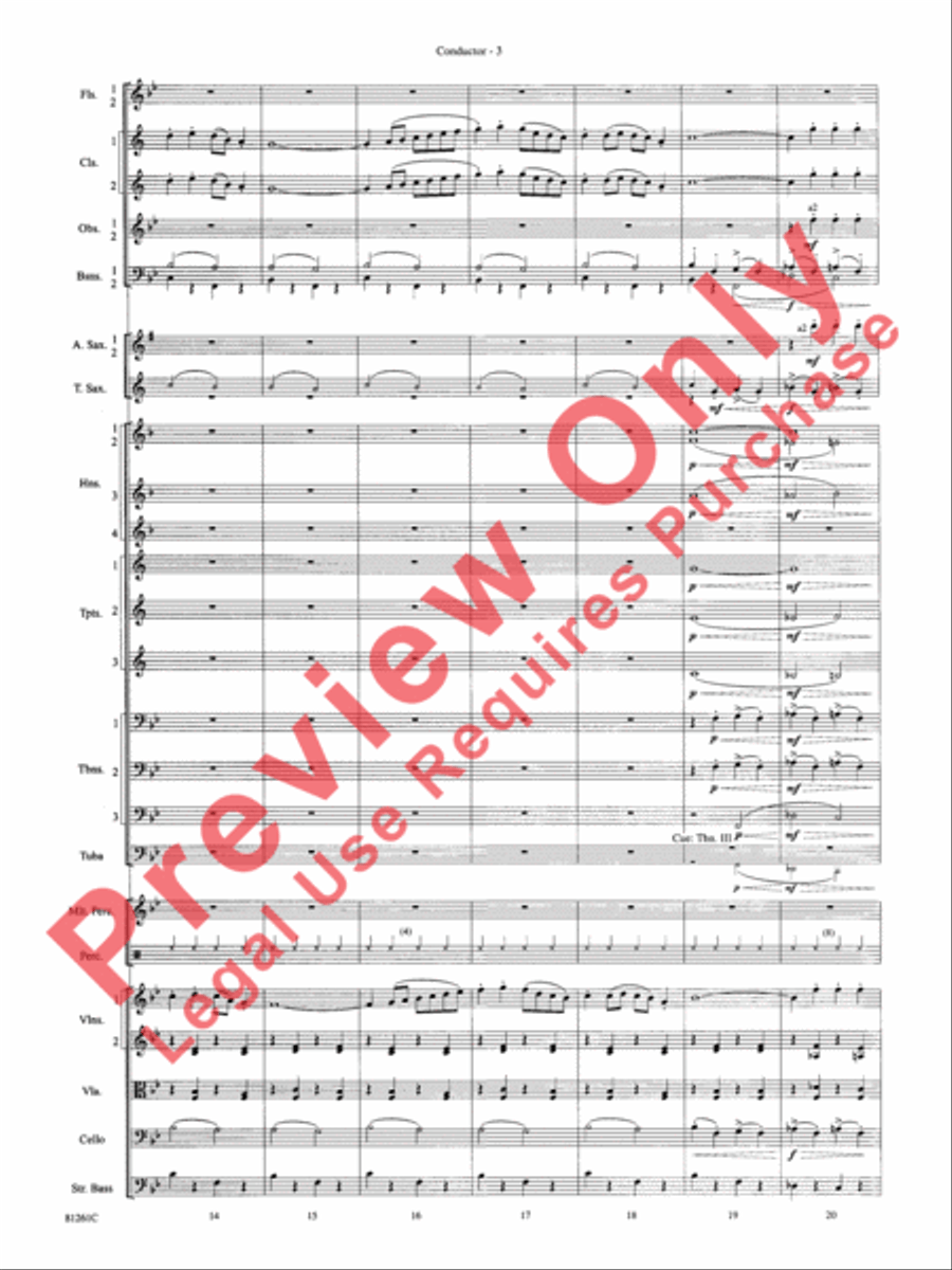 Sleigh Ride Full Orchestra scores gallery preview page 6