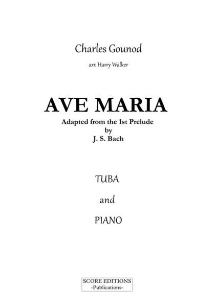 Gounod / Bach: Ave Maria (for Tuba and Piano) image number null