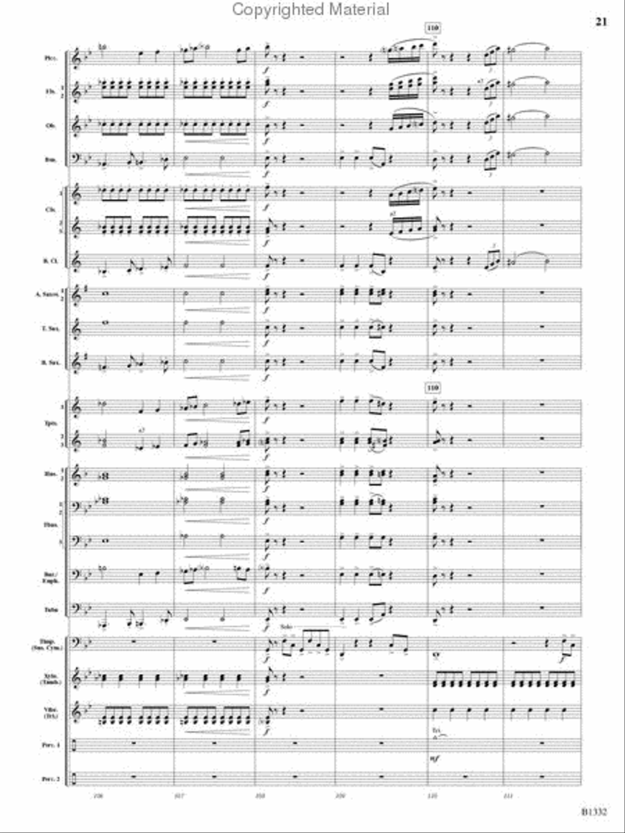 Thunderscape Concert Band scores gallery preview page 22