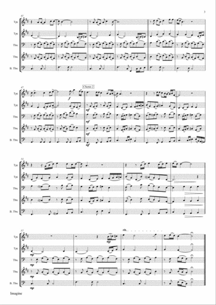 Imagine Euphonium scores gallery preview page 3