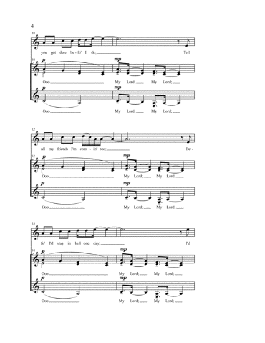 I'm Gonna Wait on the Lord SSAA scores gallery preview page 4