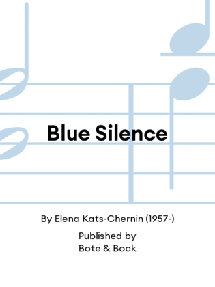 Book cover for Blue Silence