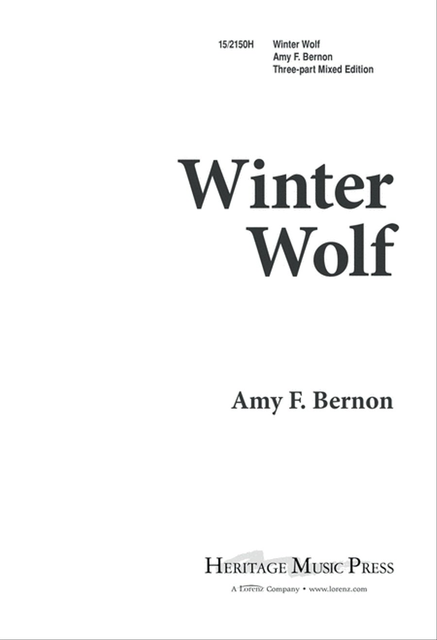 Winter Wolf 3-Part scores gallery preview page 1