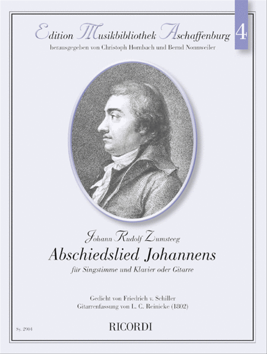 Abschiedslied Johannens aus Schillers Jungfrau v Acoustic Guitar scores gallery preview page 1