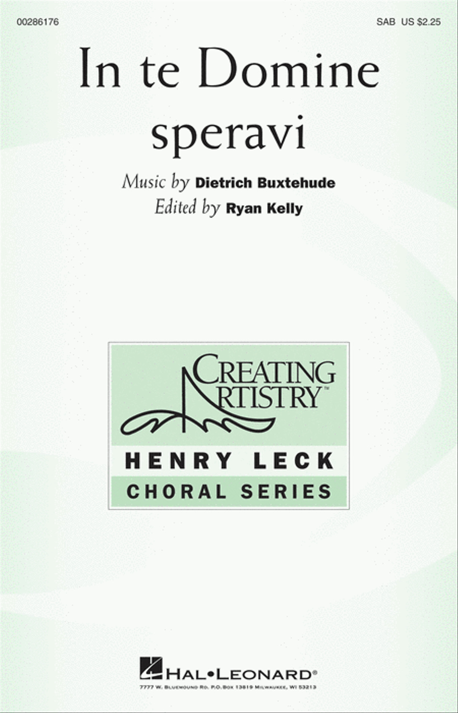 In Te Domine Speravi 3-Part scores gallery preview page 1