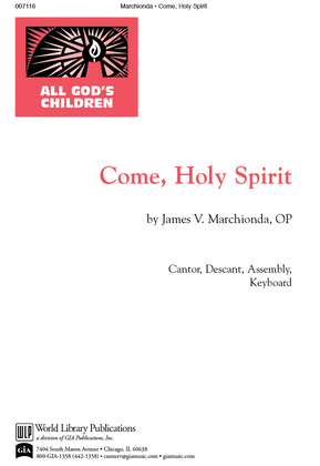 Book cover for Come Holy Spirit