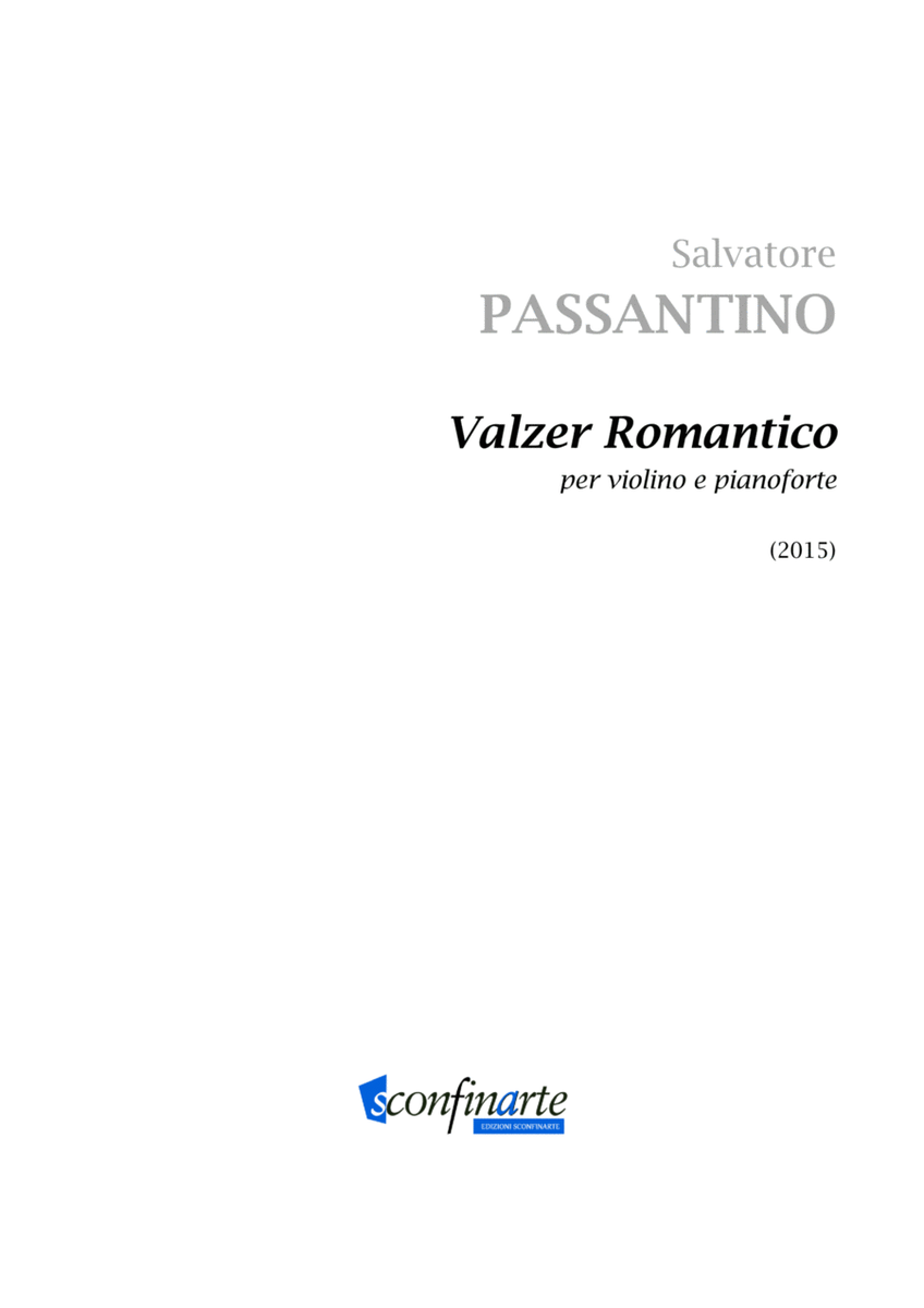 Salvatore Passantino: VALZER ROMANTICO (ES-21-026)