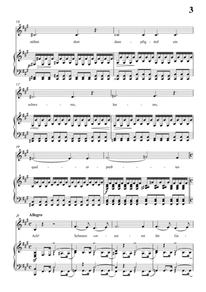 Schubert-Gruppe aus dem Tartarus,Op.24 No.1 in A for Vocal and Piano
