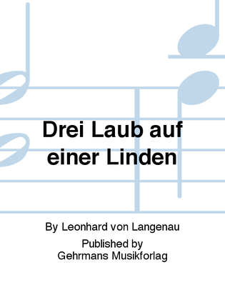 Book cover for Drei Laub auf einer Linden