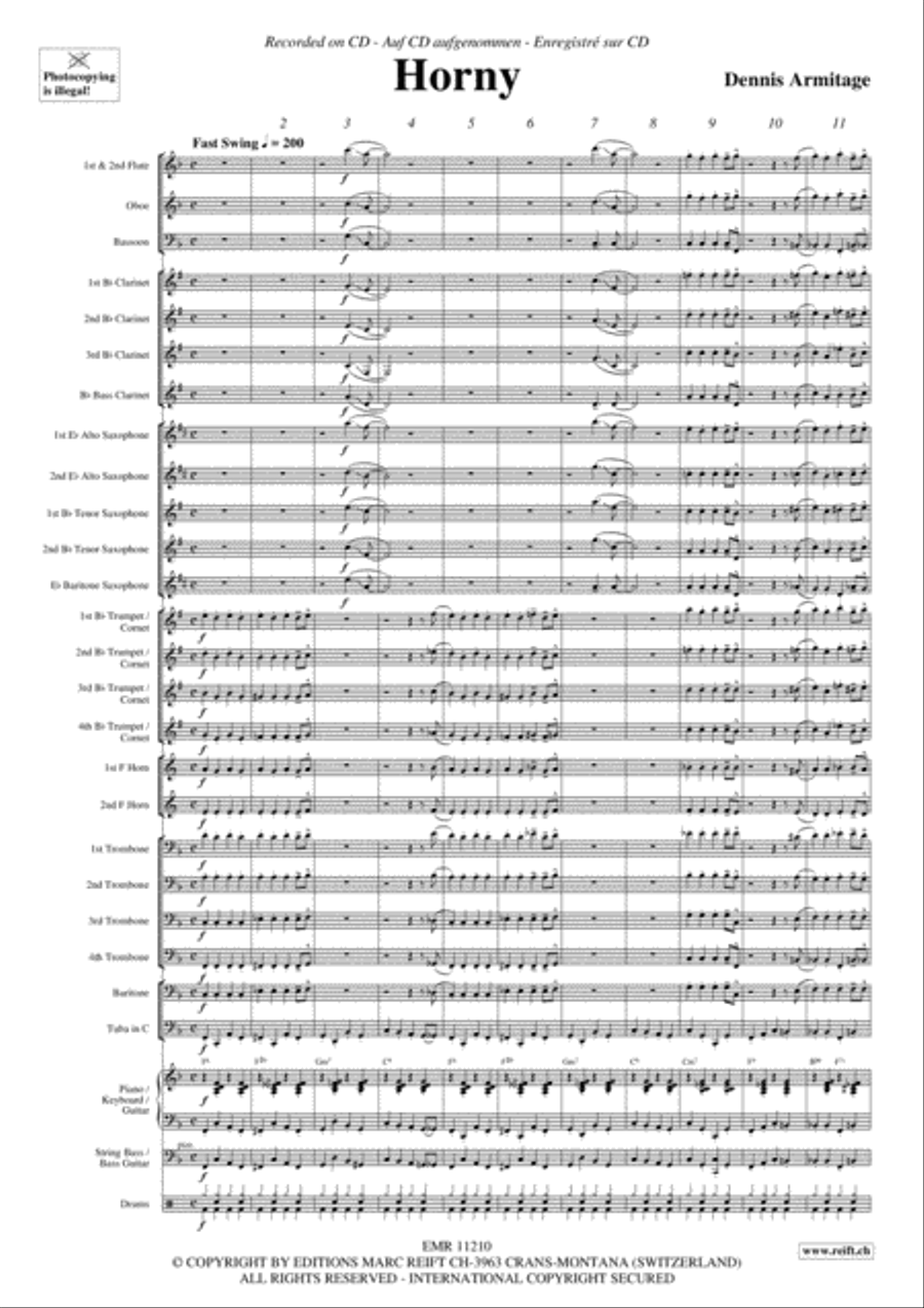 Horny Concert Band scores gallery preview page 4
