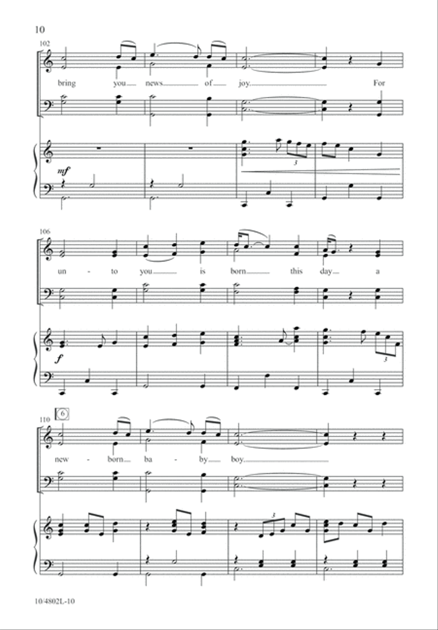 Angel Band Angel Band 4-Part scores gallery preview page 10