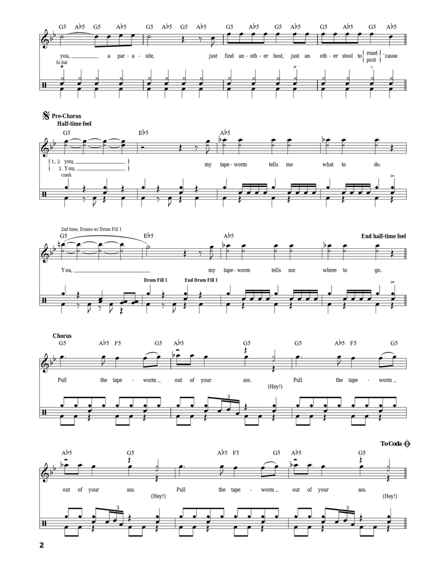 Needles Drum Set scores gallery preview page 2