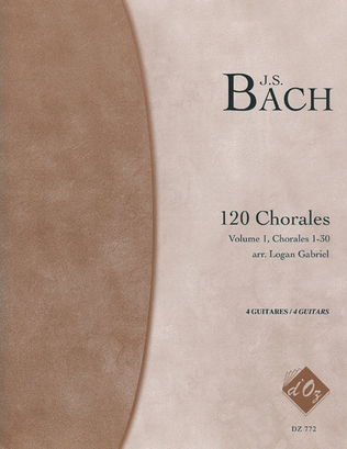 Book cover for Chorales, volume 1 (nos 1-30)