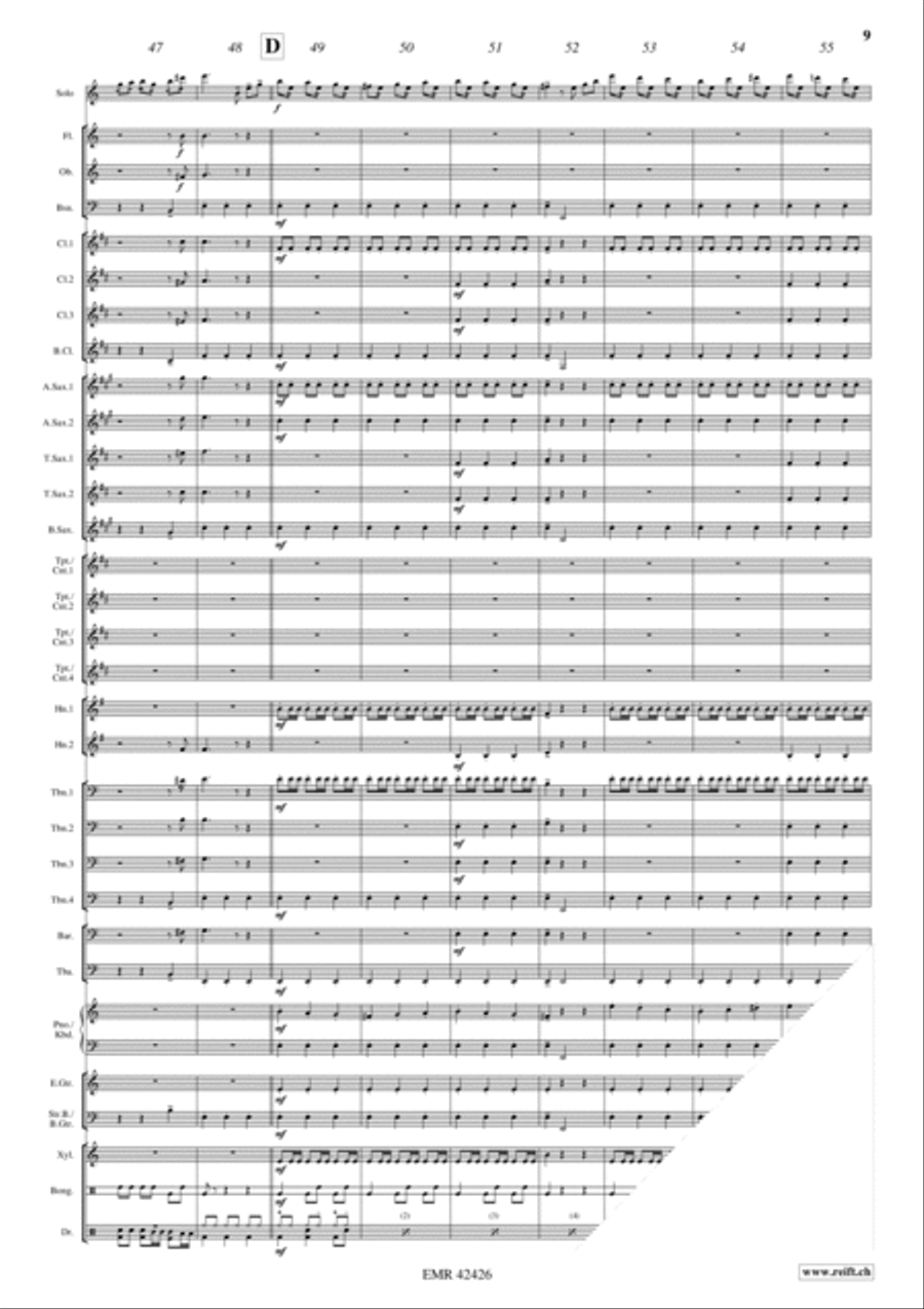 Storm Storm Concert Band scores gallery preview page 9