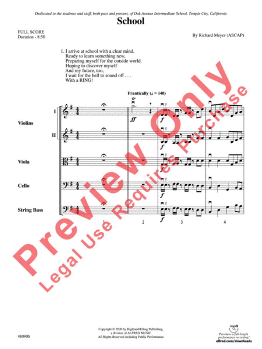 School String Orchestra scores gallery preview page 4