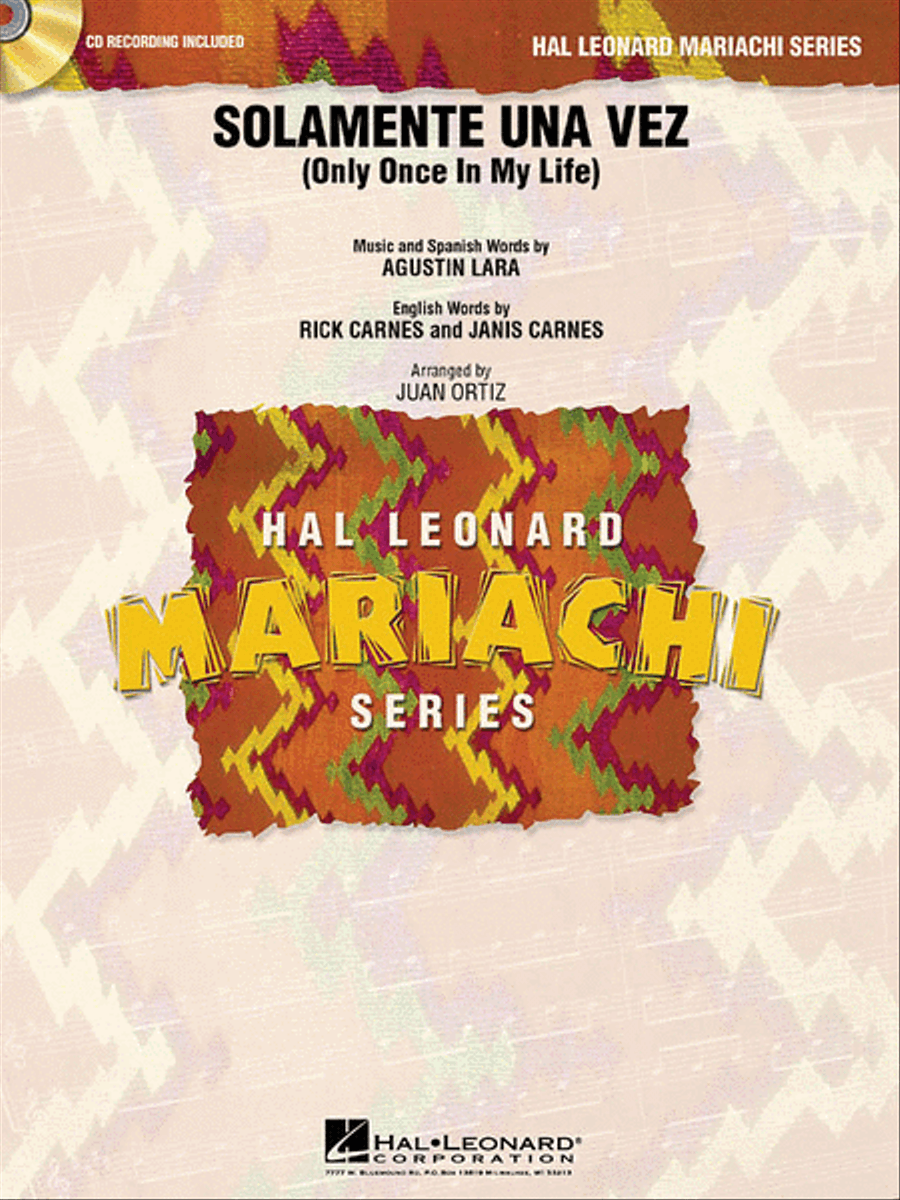 Solamente Una Vez Mariachi Band scores gallery preview page 1