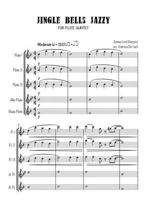 Jingle Bells Jazzy (for Flute Quintet)