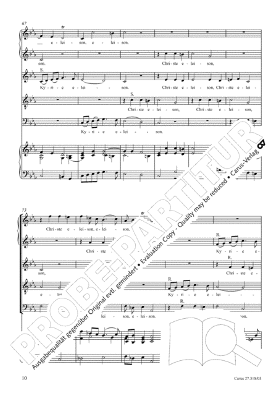 Requiem in F minor SSATB scores gallery preview page 11
