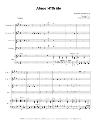 Abide With Me (Brass Quartet and Piano)