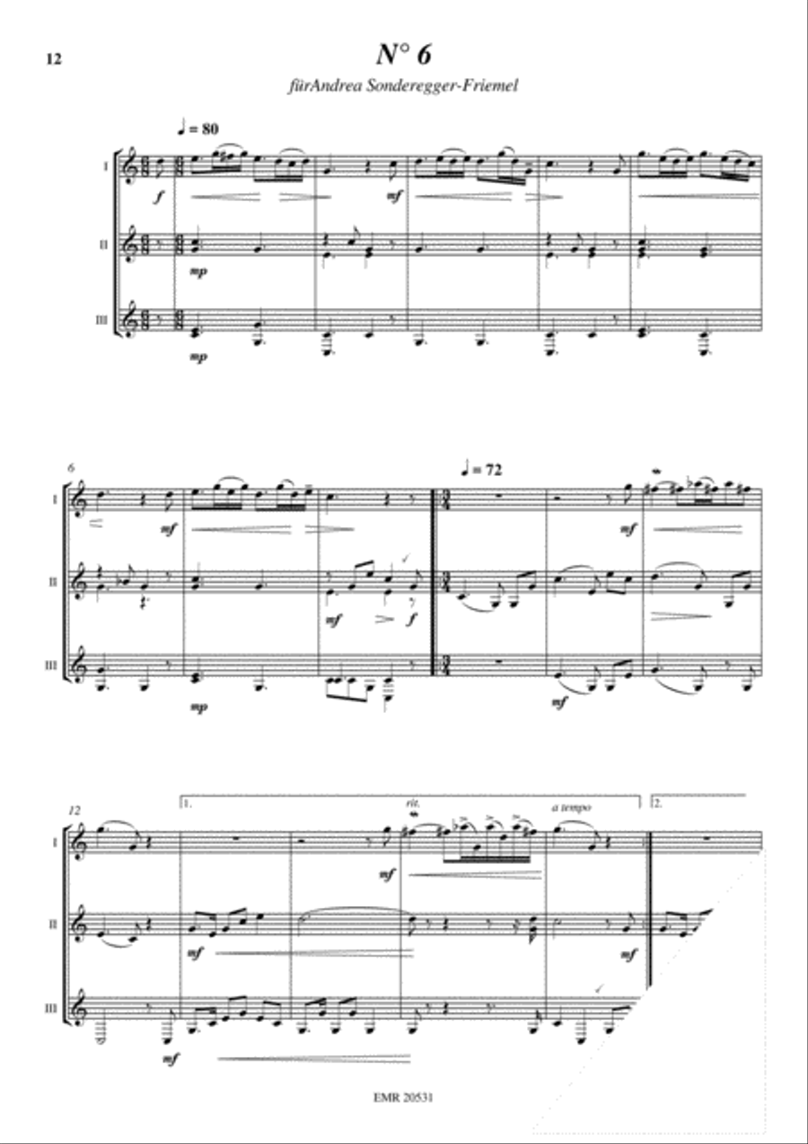 6 Trios Thalwil Alphorn scores gallery preview page 8