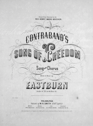 Book cover for The Contraband's Song of Freedom. Song and Chorus