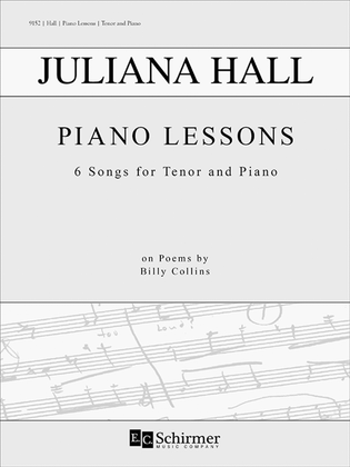 Piano Lessons: 6 Songs based on the poems of Billy Collins