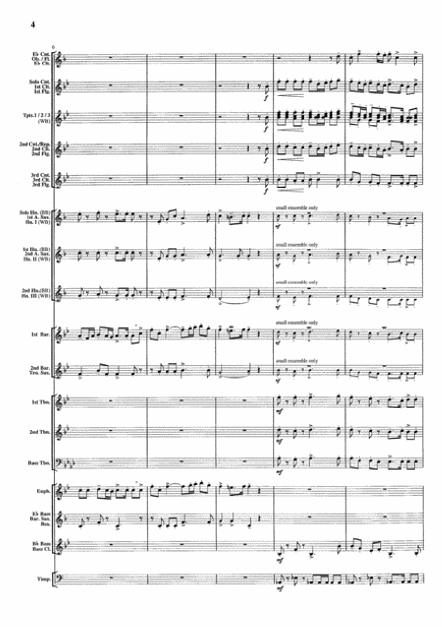Psalm XIX Concert Band scores gallery preview page 5