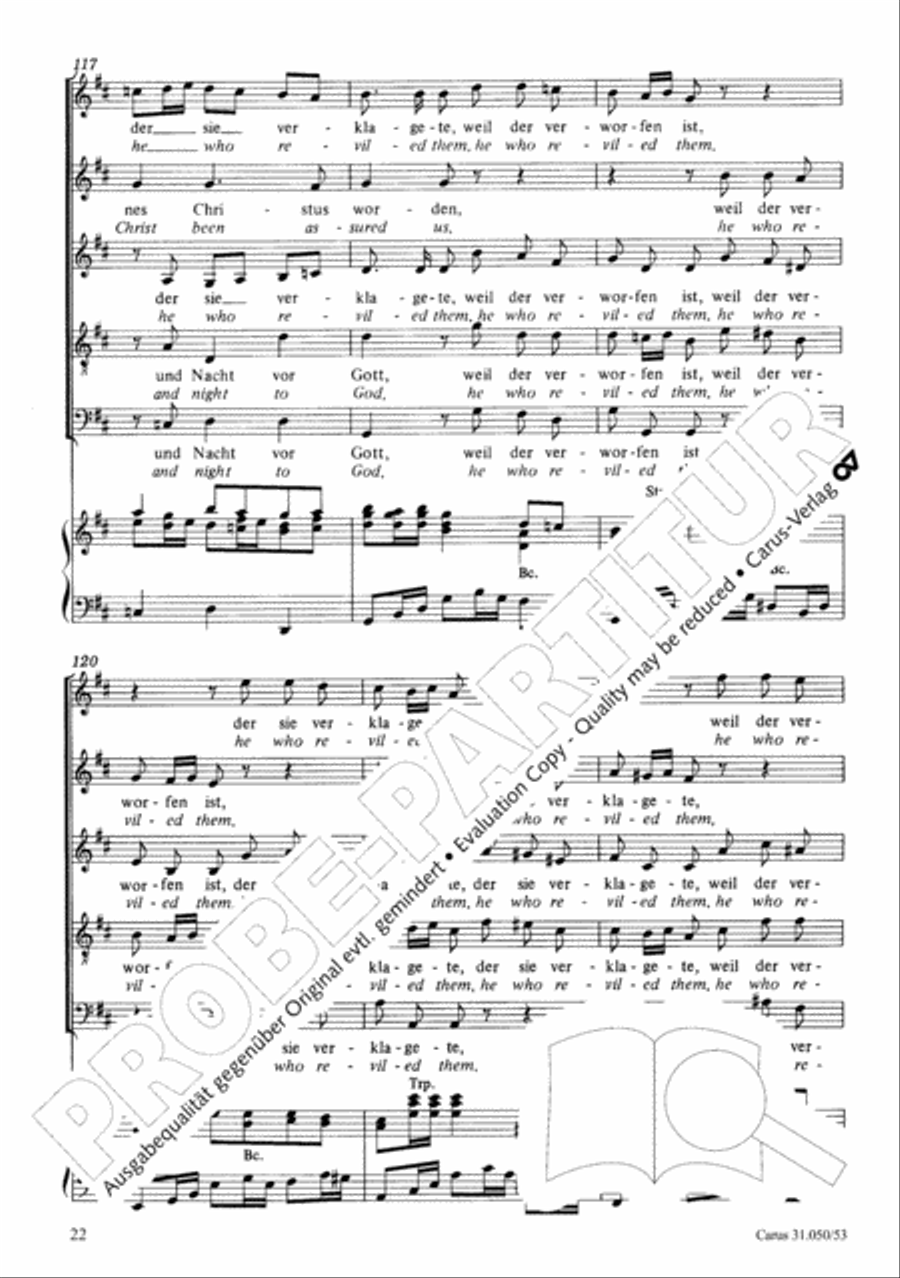 Now has the hope and the strength (Nun ist das Heil und die Kraft) 4-Part scores gallery preview page 23