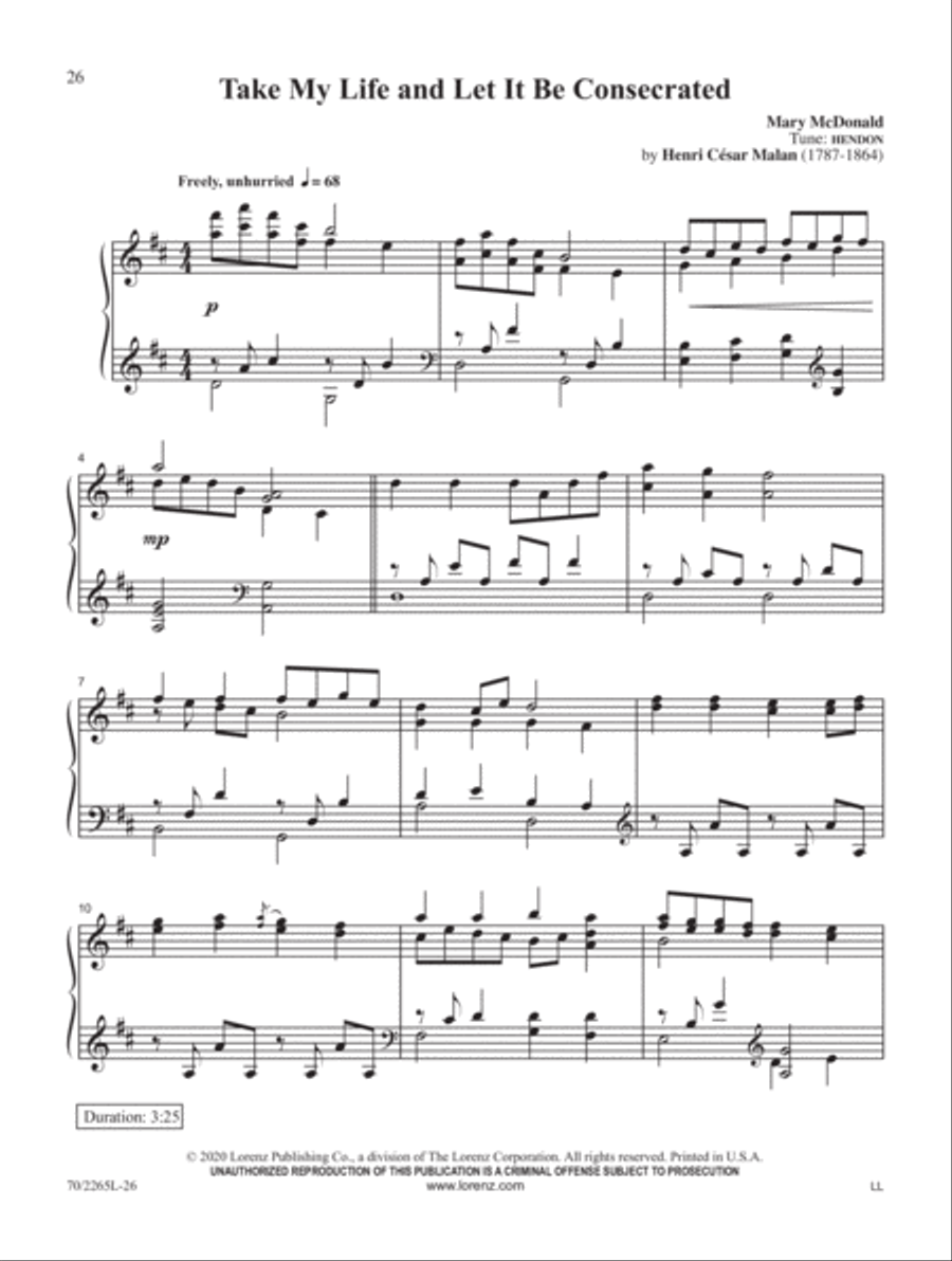 Wonderful Hymns of Life Wonderful Hymns of Life Piano Solo scores gallery preview page 8